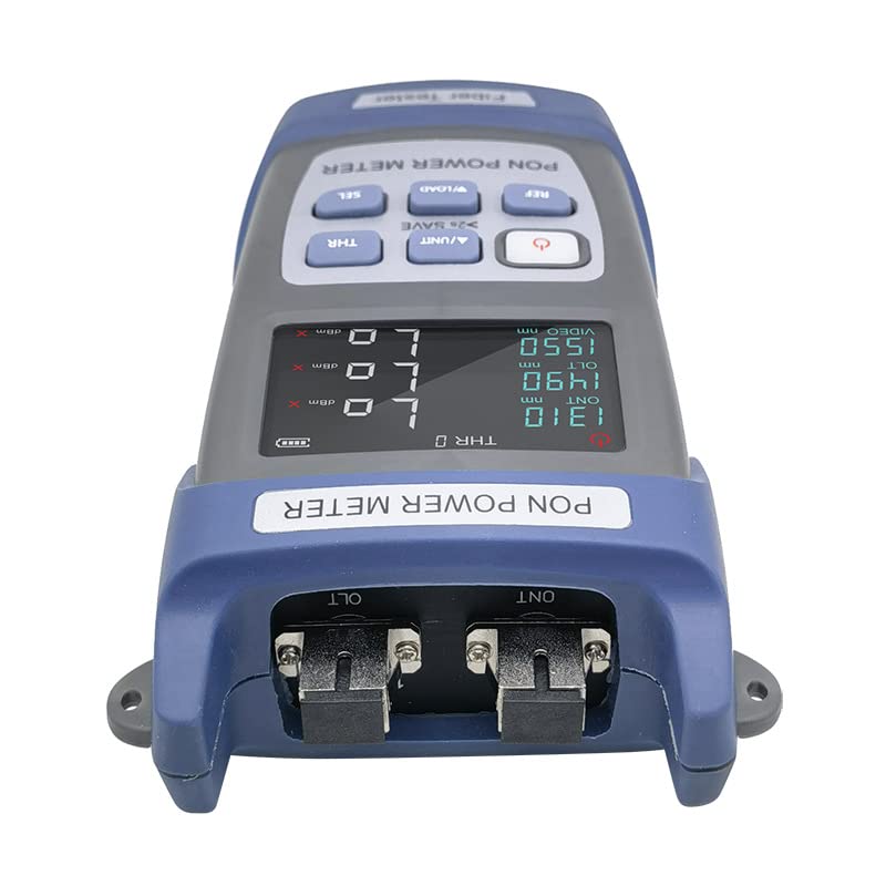 TM581 PON METER METER SC/APC тестер за оптички влакна ONT/OLT 1310NM/1490NM/1550NM за одржување на апликација и оперативна и оптичка