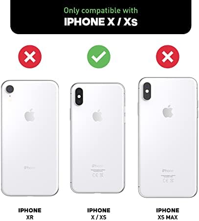 адидас iPhone X/Xs Црно/Бело Оригинали Обликувани Телефон Случај, iPhone Адидас Случај, Капка Отпорни Адидас Телефон Случај