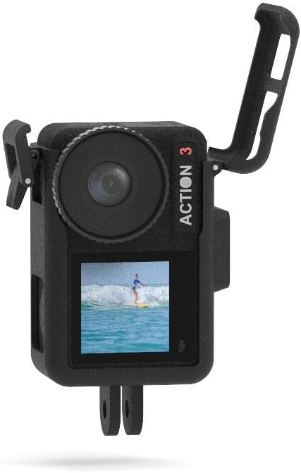 Аокиказа Компатибилен за дејство на DJI 3 Анти-гребена камера Пластична држач за дејство 3 Анти-гребени додатоци за камера црна црна боја