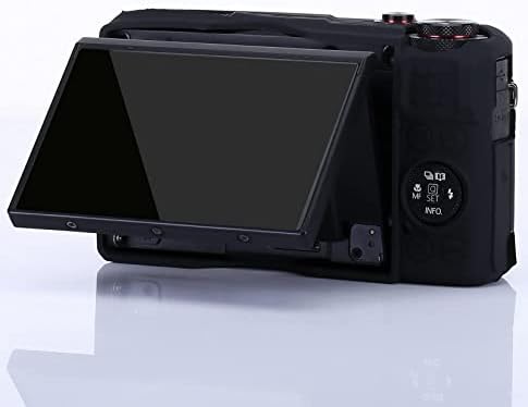 Yisau Case за G7x Mark II G7x Отстранлив облик на леќи, силиконски покривка од гума на мека камера за канон PowerShot G7X II G7X