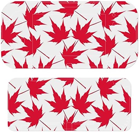 Канада црвена јавор лисја налепница за прекинувачи на играта убава шема целосна завиткана кожа заштитна налепница на налепница
