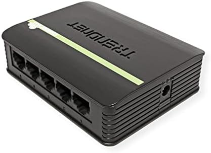 Trendnet 5-порта со не управувани 10/100 Mbps Greennet Ethernet Desktop Пластично куќиште за куќиште, 5 x 10/100 Mbps пристаништа,