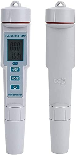 YUESFZ Прецизен тестер за квалитет на водата 4 во 1 pH TDS EC Temp Test Pen Дигитален мерач на тестер за квалитет на вода за пиење