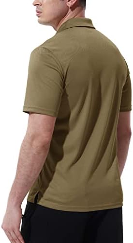 Поло кошули за машки башудам со џеб брз сув краток ракав активни перформанси