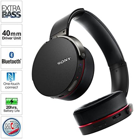 Sony MDRXB950B1/L Дополнителни слушалки за Bass Bluetooth, сина