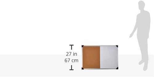Комбо табла Лорел, суво-бришење/плута, 24 x36