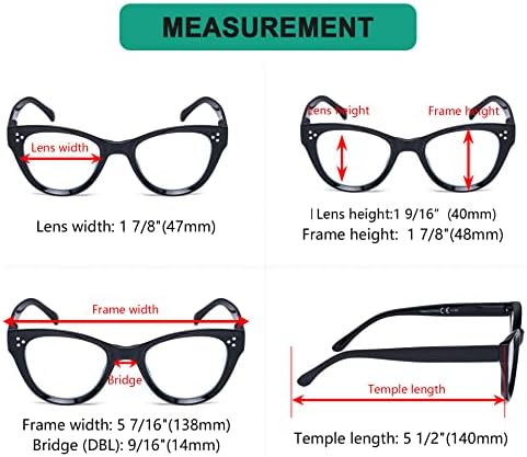 Eyekepper Заштедете 10% на комплети 4 пакувања дами за читање очила и 4 читатели на пакувања за жени +2,25