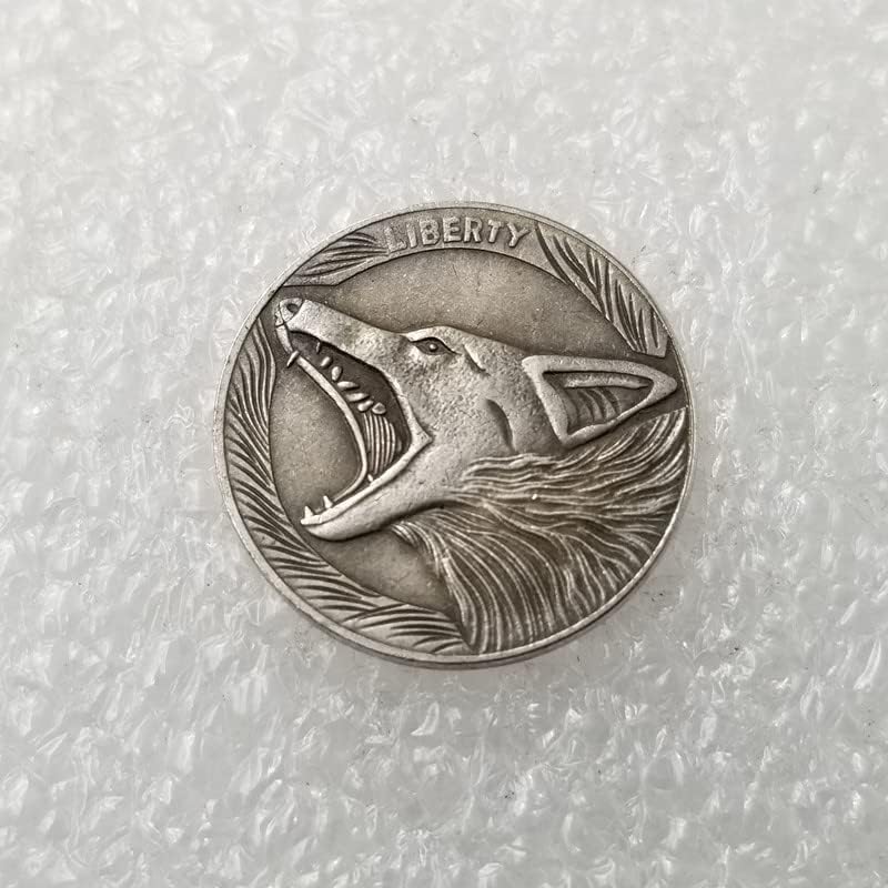 АВЦИТИ Антички Ракотворби Бездомници Сребрена Монета Бафало Монета Да Се Направи Стариот Сребрен Долар Сребро Круг Странски Сребрен Долар Антички