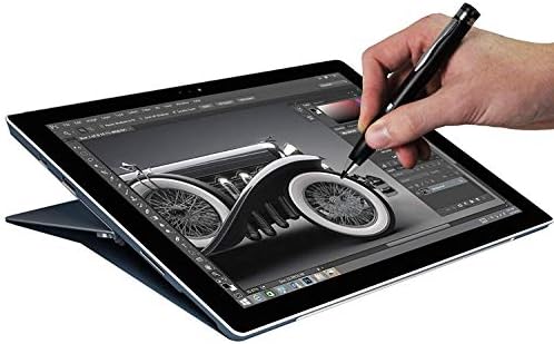 Navitech Silver Mini Fine Point Digital Active Stylus Pen компатибилен со таблетниот компјутер Teclast P10