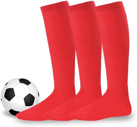 Памук Унисекс Фудбалски Спортски Тимски Чорапи 3 Пакет За Млади И Возрасни