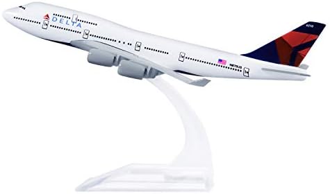 24 Часа Делта Боинг 747 Авион Модел Легура Метал Авион Модели Умре-фрлија 1: 400