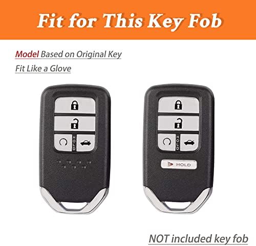 За капакот на Honda Key FOB - Мекиот TPU клуч за клучеви за тастатура, држач за обвивка за обвивка за Honda Accord Civic CRV пилот Одисеја