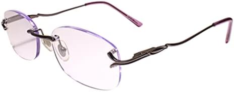 Женски безжичен правоаголник виолетова нијанса леќа 2.25 читач на очила за читање