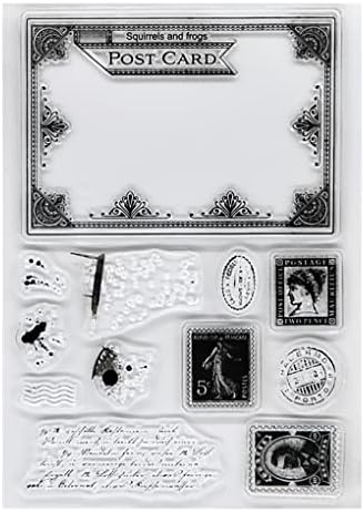 Ddoujoy Past Card Rame Pampe, јасни марки за декорација на картички и белешка за DIY 2111531