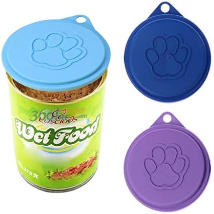 У-м Пулабо Складирање Храна За Домашни Миленици-Пластични Кучиња За Повеќекратна Употреба Мачките Можат Да Го Покријат Капакот На Капакот