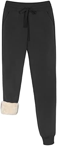 Зимските топли панталони во Реорија, дебели Шерпа, наредени атлетски џогер, кои се караат со џебови со џебови со џебови