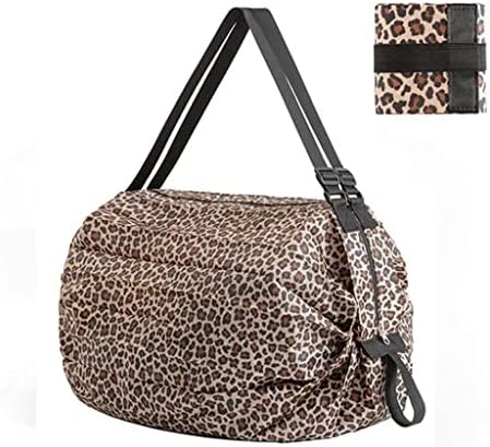 Чалбата за женски женски чанти со голема големина дебели џебови за преклопување најлонски торба за купување големи рамо преносни преносни