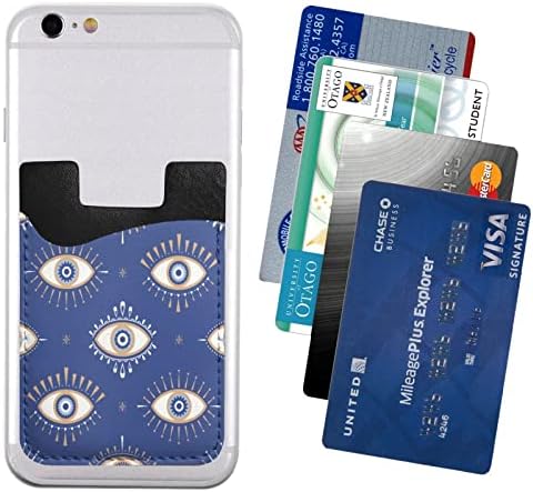 Злобна магија магија вештерки Телефонски телефонски држач за картички за кожни кредитни картички ID паричник Лепички ракави се држат за задниот