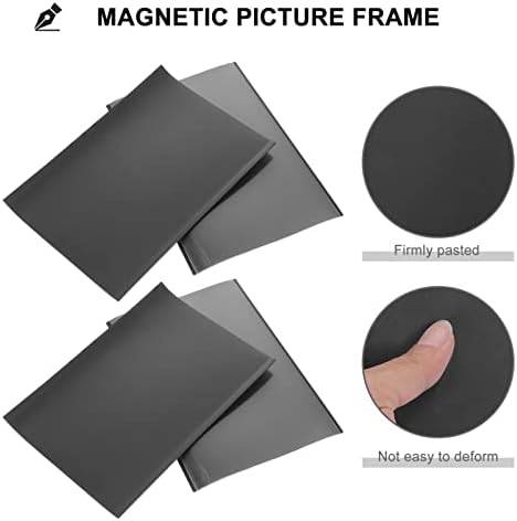 Додатоци за заклучување на абаодам Постери рамки 12 парчиња 4x6 инчи магнетни рамки за слики за фрижидер магнет фрижидер фото ракав креативен