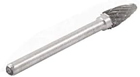 X-gree 45mm долг 5мм х 12мм лак топка цевки цевки форма форма на форма двојно исечени заби 3мм дупчење дупка волфрам карбид мелење