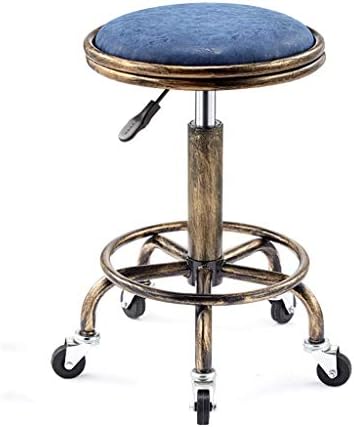 KMMK домашен стол стол за преклопување стол-стол за масажа за масажа на салон стол Пу кожа вртлива хидраулична столица прилагодлива гасна