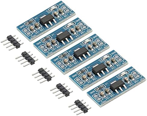 Регулаторот на напон на напон на конверторот на меканиксот DC-DC AMS1117 2.5-12V до 1,2V 0,8A сина за трансформатори на напојување