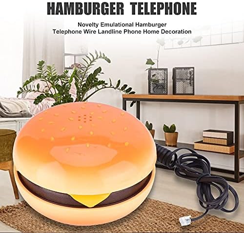 UXZDX CUJUX емулациони хамбургер Телефонска жица фиксна телефонска телефонска декорација Телефонска жица