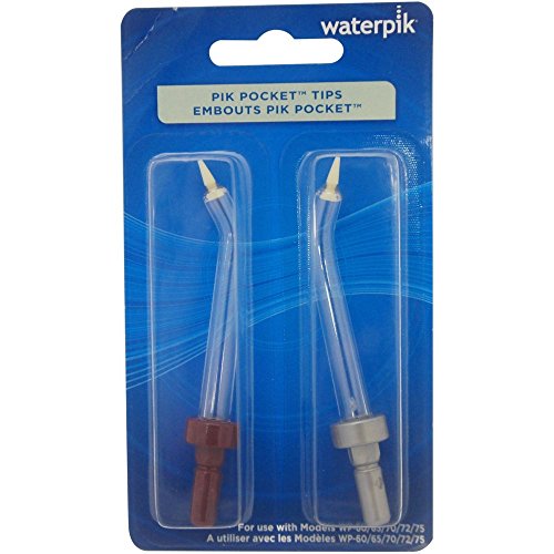 Совети за џеб на Waterpik Pik За модели WP-60/65/70/72/75, бојата може да варира [PP-70E] 2pk