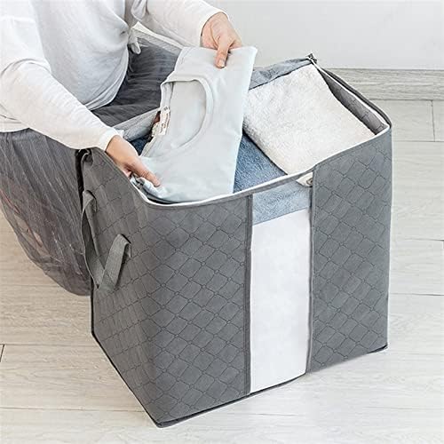 ZSFBIAO Ватенка Преклоплива Торба За Складирање Неткаен Материјал Кутија За Складирање Гардероба Облека За Завршна Обработка На Организаторот Кутија