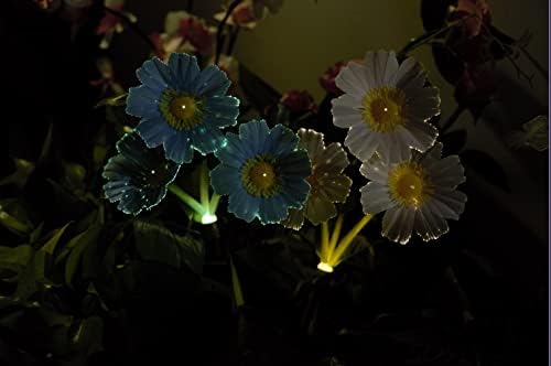 ЕПИКГАДГЕТ СОЛАРНА ГРАДЕНА Цвеќиња Соларни светла - Водоотпорни цвеќиња на отворено, градинарски декоративни влогови светло за патека за патеки