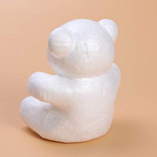Kesyoo моделирање полистирен пена мечка мувла бели занаетчиски топки за DIY забава декорација на свадба подарок цвет аранжман