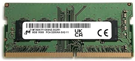 Micron 8 GB Sodimm DDR4 3200 PC4 1RX8 MTA8ATF1G64Hz-3G2 SO-DIMM LAPTOP RAM меморија за Dell HP Lenovo и други системи