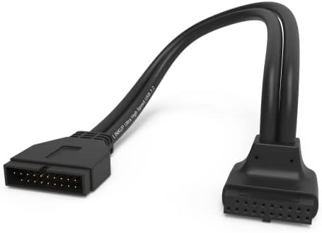 ПОВРЗУВАЊЕ-USB 3.2 Gen 2 Внатрешен Адаптер 20-Пински Заглавие На Матичната Плоча Машки На Женски 10Gbps ЗА КОМПЈУТЕР USB - Порти-Внатрешен