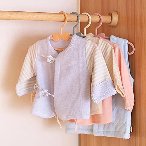 CZDYUF лесна цврста анти-кршлива облека закачалка за закачалка за деца со светла боја на деца, закачалка за водоотпорно домаќинство