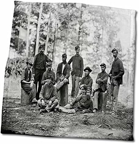 Слика од 3 -тата печатење на војници од граѓанска војна - крпи