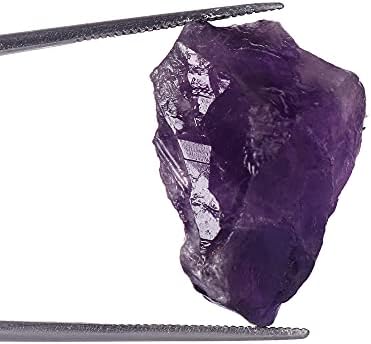 GemHub Violet Amethyst Природен скапоцен камен за лековита моќ EGL овластен 11,70 CT