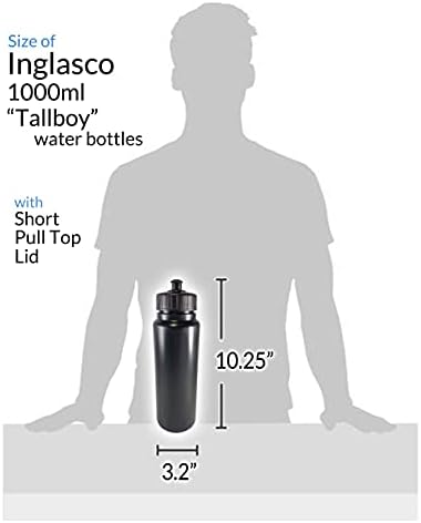 Ингласко Шер-дрво, црно шише за спортска вода од 1000 мл.