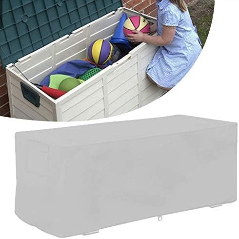 Покривка за кутија за палуби за внатрешен двор, кутија за водоотпорна ткаенина на тешка ткаенина за складирање на отворено за да