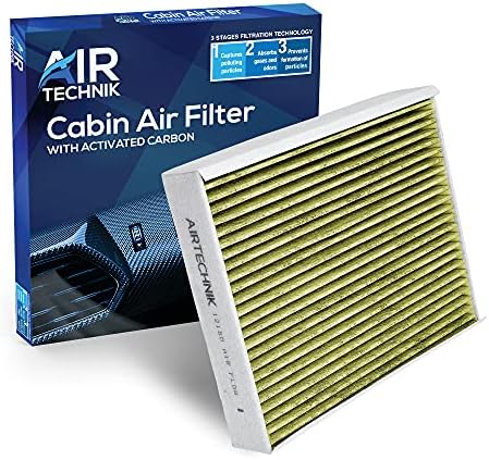 AirTechnik CF12150 PM2.5 Филтер за воздух во кабината w/активиран јаглерод | Ford Ford Expedition 2018-2023, F150 2015-2023, F250/F350/450/550