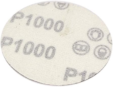 X-Ree 75mm DIA 1000 Grit Abrasives Полиција на кука и јамка за пескарење хартија дискови 25 парчиња (75мм DIA 1000 граноси абрасивос пулдо gancho