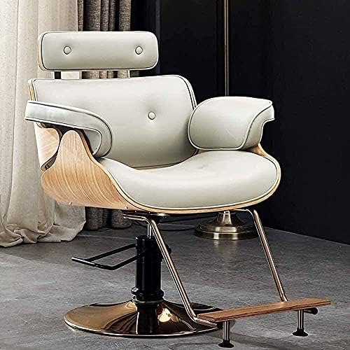 Салон стол хидрауличен стол за бизнис или дом, салон за убавина стол бербер столици за стилист за коса, бербер стол салон за фризури