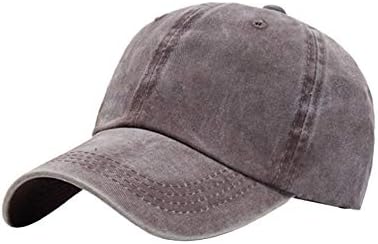 Letuwj unisex памучна цврста двојка измиена прилагодлива капа за бејзбол
