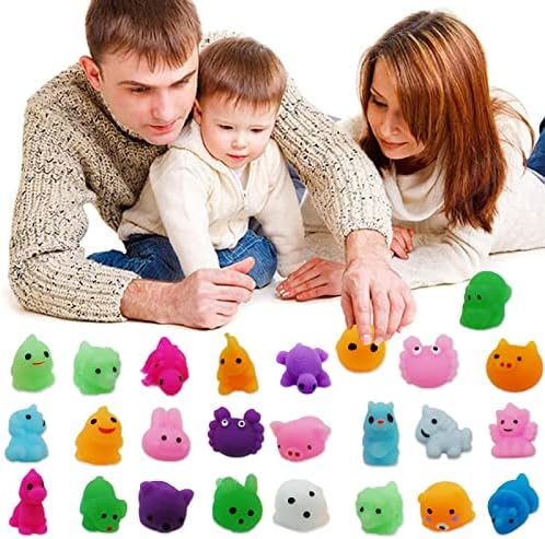 100 пакувања Mochi Squishy Toy Mini Squishies најголемиот дел од забавата фаворизира фигури играчки за деца тинејџери возрасни, сензорни играчки за олеснување на стресот, подароц?