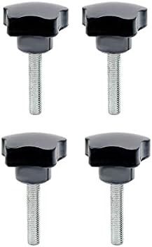 Завртки за палецот за прицврстување на копчињата за завртки за завртки starвездени копчиња M5 x 15mm бакелит пентагонална слива