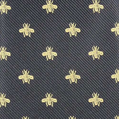 Мендепот Пчела Вратоврска Со Кутија Микрофибер Жакард Злато пчела шема вратоврска