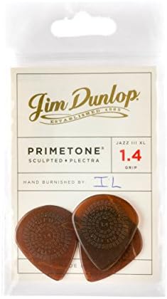Dunlop 520p140 Primetone Jazz LLL XL Grip Pick 1.4mm- 3 пакет