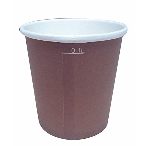 Чаша со топла пијалок со кафеава хартија, 10 мл. Капацитет