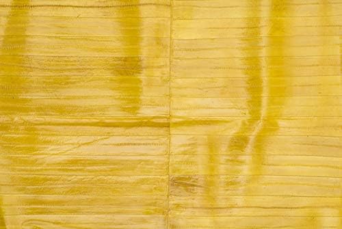Панел за кожа на јагула застаклена жолта боја