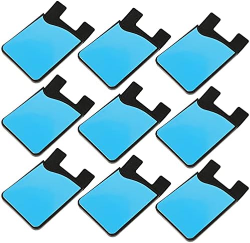 Фавомото 30 парчиња држачи за покритие Персонализирани печатени ќелии црни паричник стап на партиски преносни картички за сублимација држачи празнини