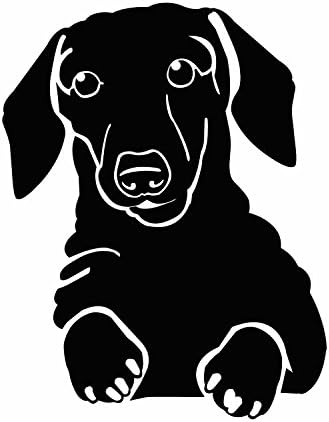 Куче куче Дахшунд - црна винил декларација за инстант тенџере